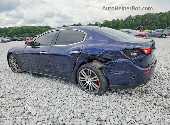 ZAM57RTL0H1242316 2017 MASERATI GHIBLI Blue Հետևի ձախ