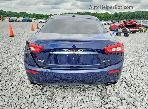 ZAM57RTL0H1242316 2017 MASERATI GHIBLI Blue Հետևի տեսք