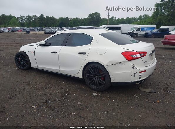 ZAM57RTS1H1238119 2017 MASERATI GHIBLI White Tył lewy