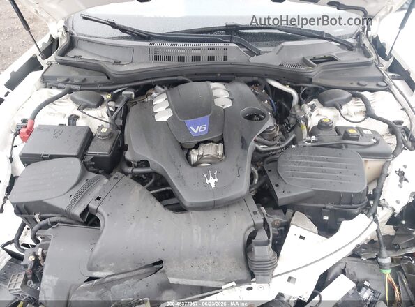 ZAM57RTS1H1238119 2017 MASERATI GHIBLI White Widok z tyłu