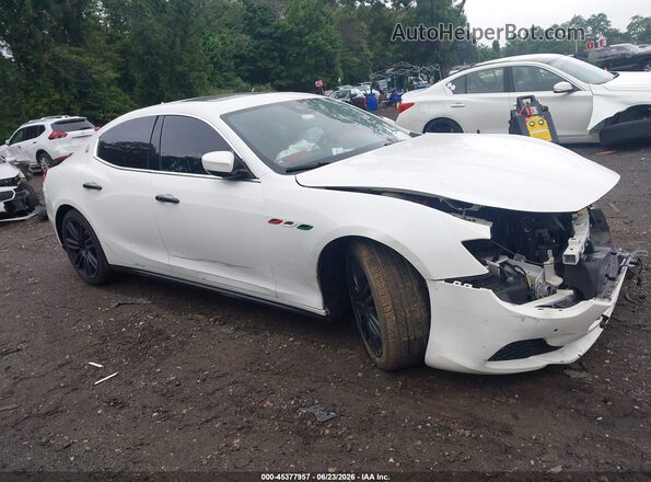 ZAM57RTS1H1238119 2017 MASERATI GHIBLI White Widok wnętrza z tyłu
