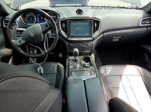 ZAM57RTS8H1249957 2017 MASERATI GHIBLI Black Dashboard view