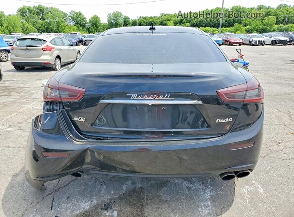 ZAM57RTS8H1249957 2017 MASERATI GHIBLI Black Rear view