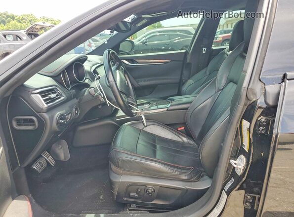 ZAM57RTS8H1249957 2017 MASERATI GHIBLI Black Front interior view