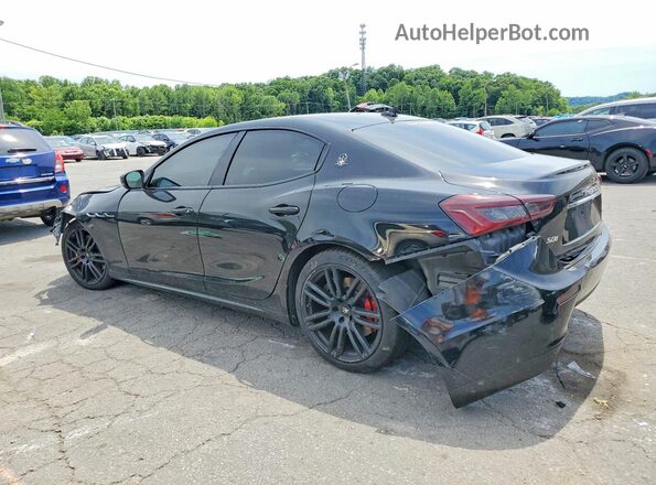 ZAM57RTS8H1249957 2017 MASERATI GHIBLI Black Rear left