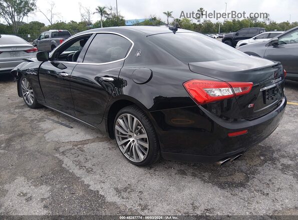 ZAM57XSA1G1173879 2016 MASERATI GHIBLI Black Rear left
