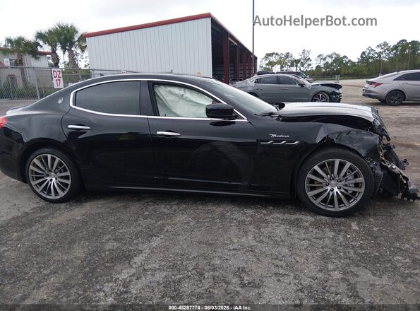 ZAM57XSA1G1173879 2016 MASERATI GHIBLI Black Rear interior view