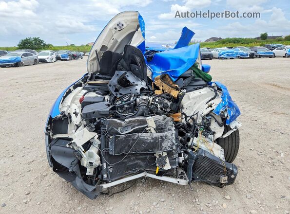 ZAM57XSA2J1293178 2018 MASERATI GHIBLI Blue Вид спереду