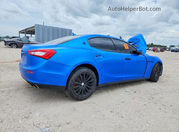 ZAM57XSA2J1293178 2018 MASERATI GHIBLI Blue Задня права чверть