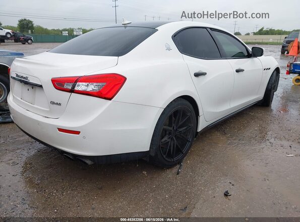 ZAM57XSA3H1206298 2017 MASERATI GHIBLI White Trasero derecho