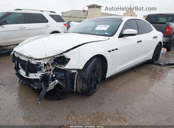 ZAM57XSA3H1206298 2017 MASERATI GHIBLI White Vista tres cuartos delantera izquierda