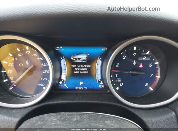 ZAM57XSA3H1206298 2017 MASERATI GHIBLI White Vista de los asientos traseros