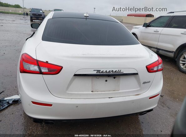 ZAM57XSA3H1206298 2017 MASERATI GHIBLI White 