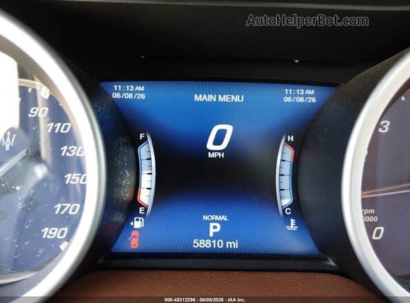 ZAM57XSA4K1310130 2019 MASERATI GHIBLI Black 