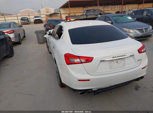 ZAM57XSA6G1167110 2016 MASERATI GHIBLI White Rear left