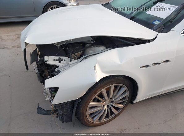 ZAM57XSA6G1167110 2016 MASERATI GHIBLI White Front view