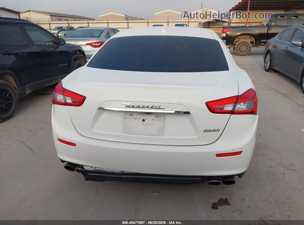 ZAM57XSA6G1167110 2016 MASERATI GHIBLI White 