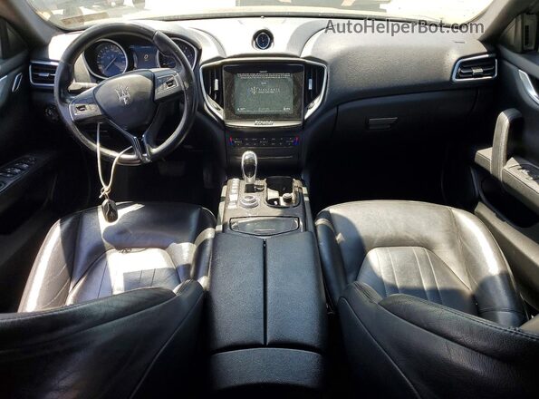 ZAM57XSA7H1206269 2017 MASERATI GHIBLI Black Вид панелі приладів