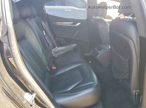 ZAM57XSA7H1206269 2017 MASERATI GHIBLI Black Вид задніх сидінь