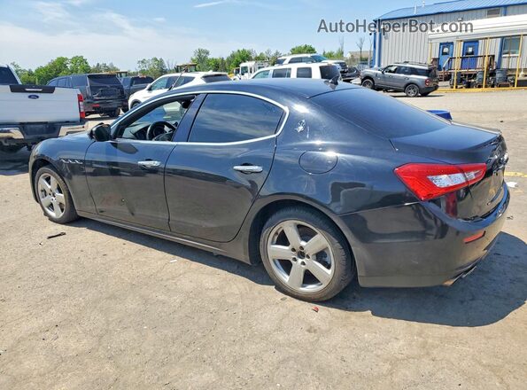 ZAM57XSA7H1206269 2017 MASERATI GHIBLI Black Задня ліва чверть