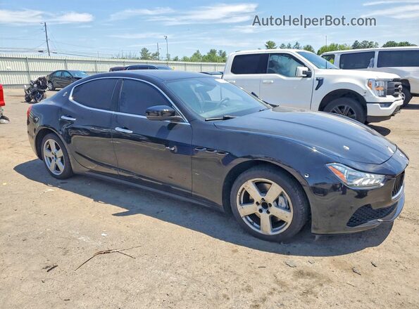 ZAM57XSA7H1206269 2017 MASERATI GHIBLI Black Передня права чверть
