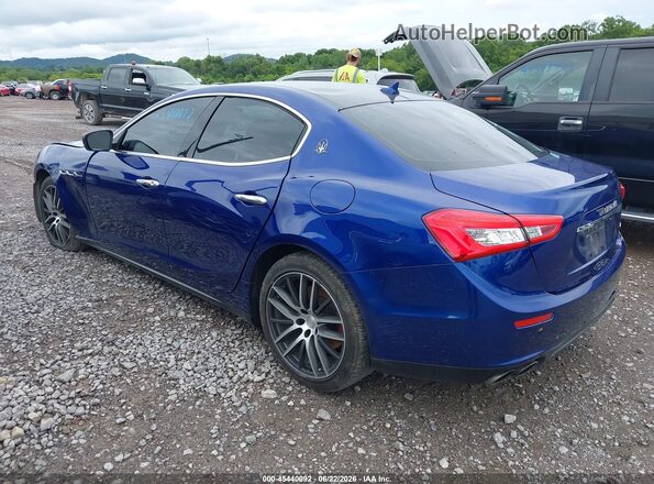 ZAM57XSA9H1226281 2017 MASERATI GHIBLI Blue Հետևի ձախ