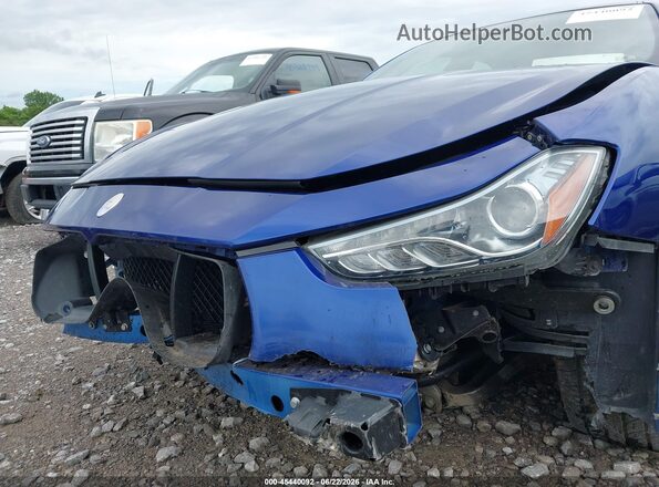 ZAM57XSA9H1226281 2017 MASERATI GHIBLI Blue Դիմացի տեսք