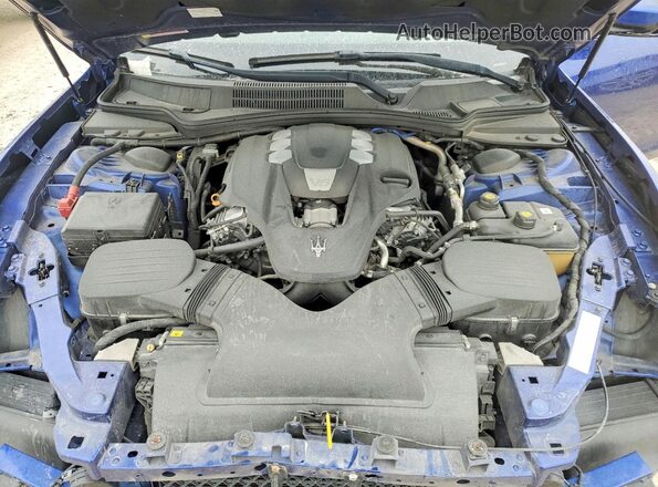 ZAM57XSAXK1311072 2019 MASERATI GHIBLI Blue Rear interior view
