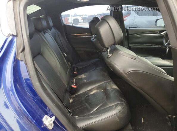ZAM57XSAXK1311072 2019 MASERATI GHIBLI Blue Rear seats view