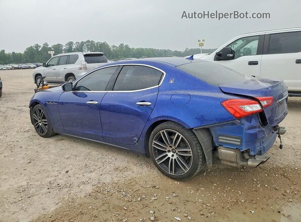 ZAM57XSAXK1311072 2019 MASERATI GHIBLI Blue Rear left