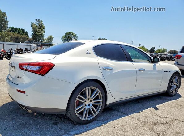 ZAM57XSL1H1226471 2017 MASERATI GHIBLI White 