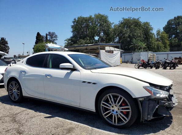ZAM57XSL1H1226471 2017 MASERATI GHIBLI White 