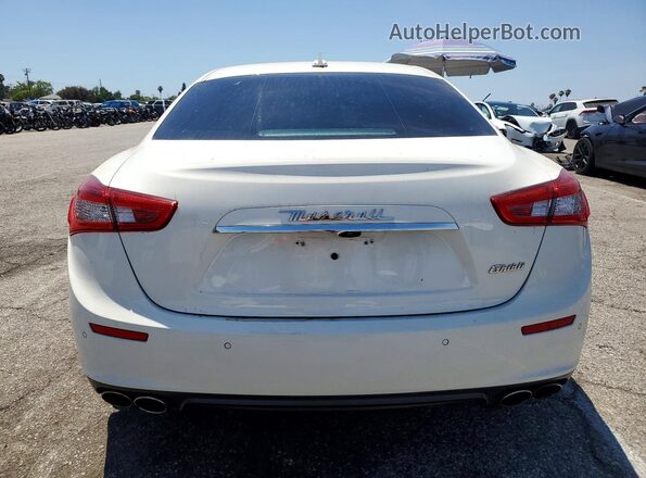 ZAM57XSL1H1226471 2017 MASERATI GHIBLI White 