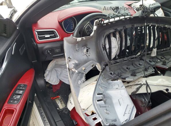 ZAM57XSL7H1248779 2017 MASERATI GHIBLI White Vista del salpicadero