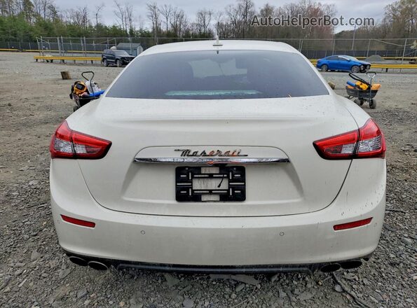 ZAM57XSL7H1248779 2017 MASERATI GHIBLI White Vista trasera