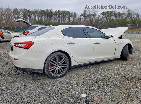 ZAM57XSL7H1248779 2017 MASERATI GHIBLI White Trasero derecho