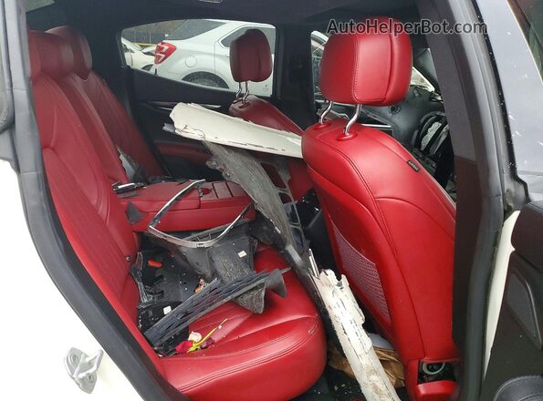 ZAM57XSL7H1248779 2017 MASERATI GHIBLI White Vista de los asientos traseros