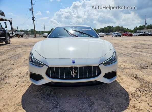 ZAM57XSS5J1290879 2018 MASERATI GHIBLI White Դիմացի տեսք