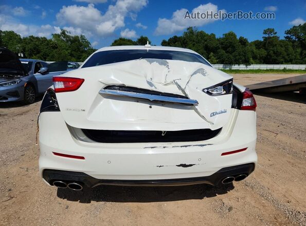 ZAM57XSS5J1290879 2018 MASERATI GHIBLI White Հետևի տեսք