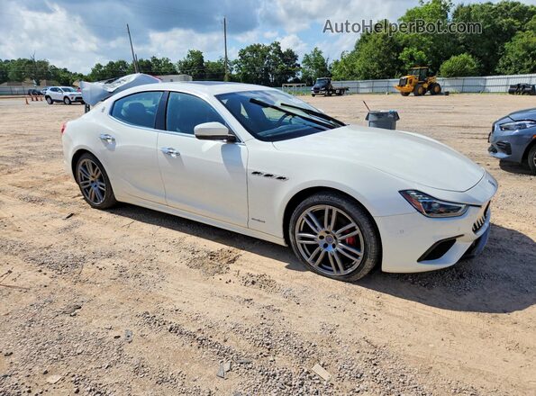 ZAM57XSS5J1290879 2018 MASERATI GHIBLI White Առջևի աջ
