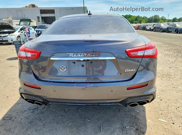 ZAM57XSS5K1339628 2019 MASERATI GHIBLI Gray Հետևի տեսք