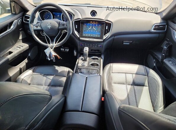 ZAM57XSS5K1339628 2019 MASERATI GHIBLI Gray Առջևի վահանակի տեսք