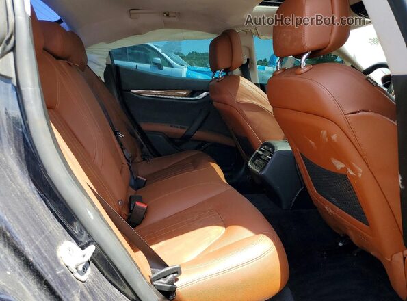 ZAM57YSA6K1335777 2019 MASERATI GHIBLI Blue უკანა სავარძლების ხედი