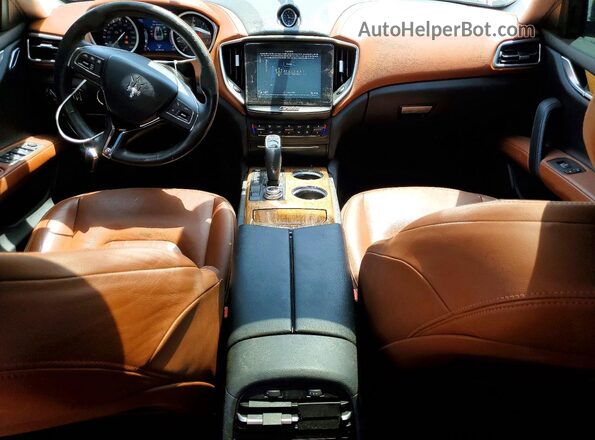 ZAM57YSA6K1335777 2019 MASERATI GHIBLI Blue წინა პანელის ხედი