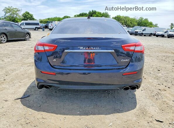 ZAM57YSA6K1335777 2019 MASERATI GHIBLI Blue უკანა ხედი