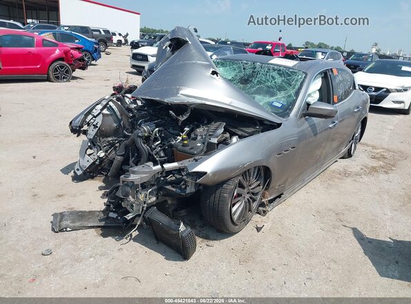 ZAM57YSLXK1329644 2019 MASERATI GHIBLI Silver წინა მარცხენა ხედი სამი მეოთხედიდან