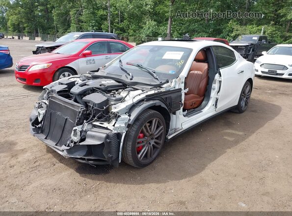 ZAM57YTA4J1273647 2018 MASERATI GHIBLI White Front left