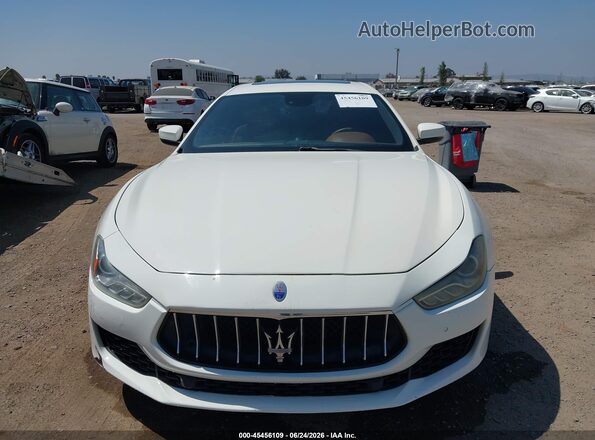 ZAM57YTA6J1287176 2018 MASERATI GHIBLI White Vista del cuadro de instrumentos