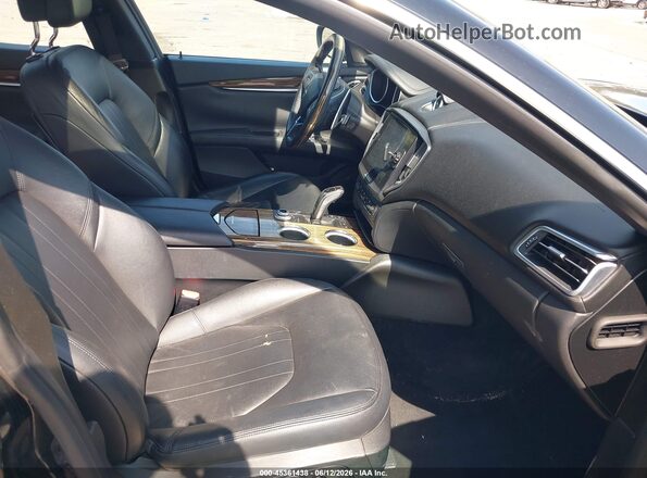 ZAM57YTA6K1308528 2019 MASERATI GHIBLI Black Widok wnętrza z przodu