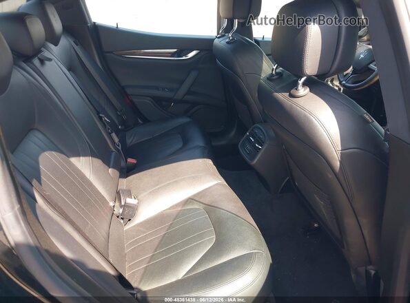ZAM57YTA6K1308528 2019 MASERATI GHIBLI Black Widok naklejki z numerem VIN